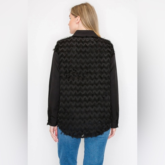 Weena Shirt. Black, size: M - Picture 4 of 4